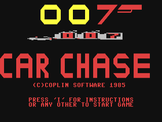 007: Licence to Kill title screen for Commodore 64